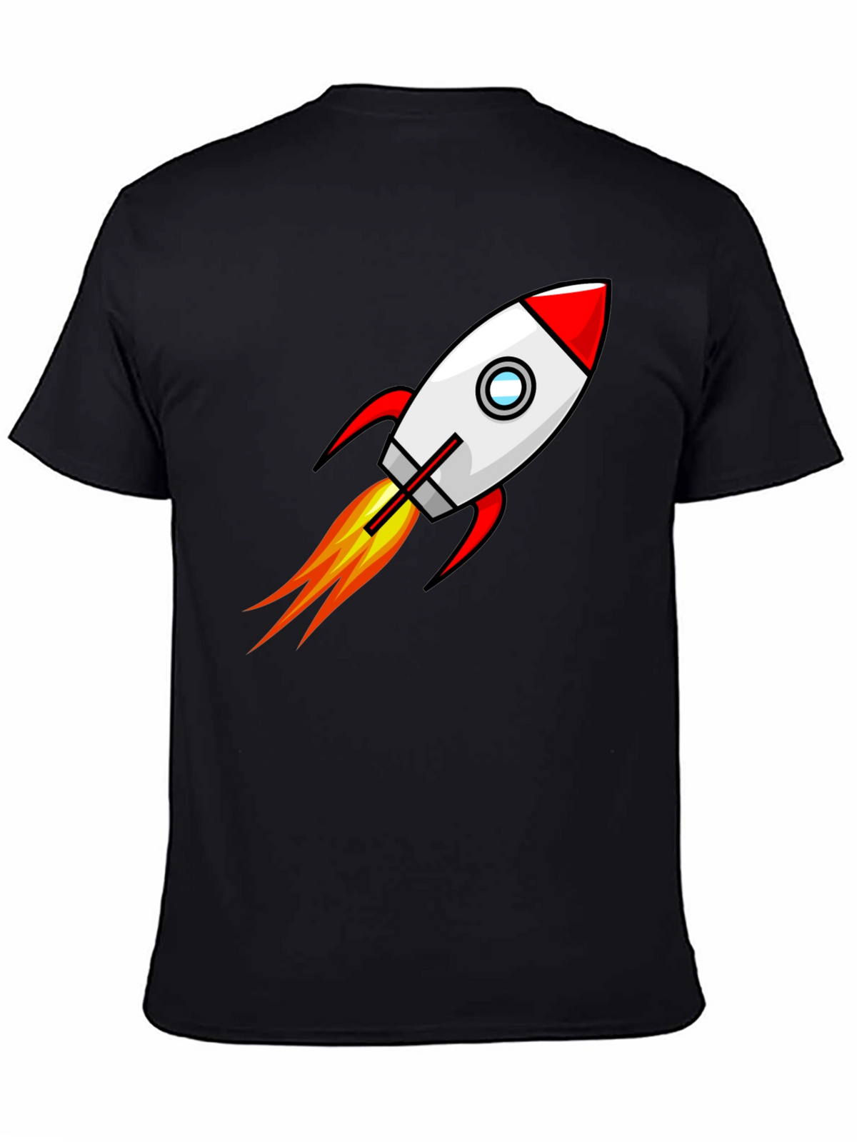 Rocket Launch Graphic T-Shirt - Blast Off in Style!