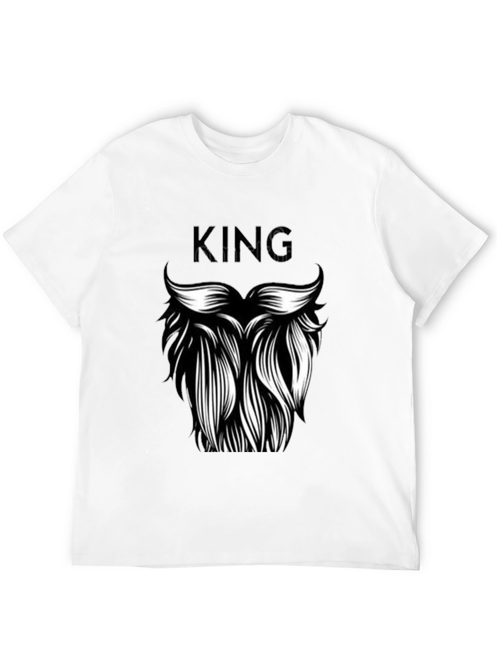 King Beard Graphic T-Shirt - Black