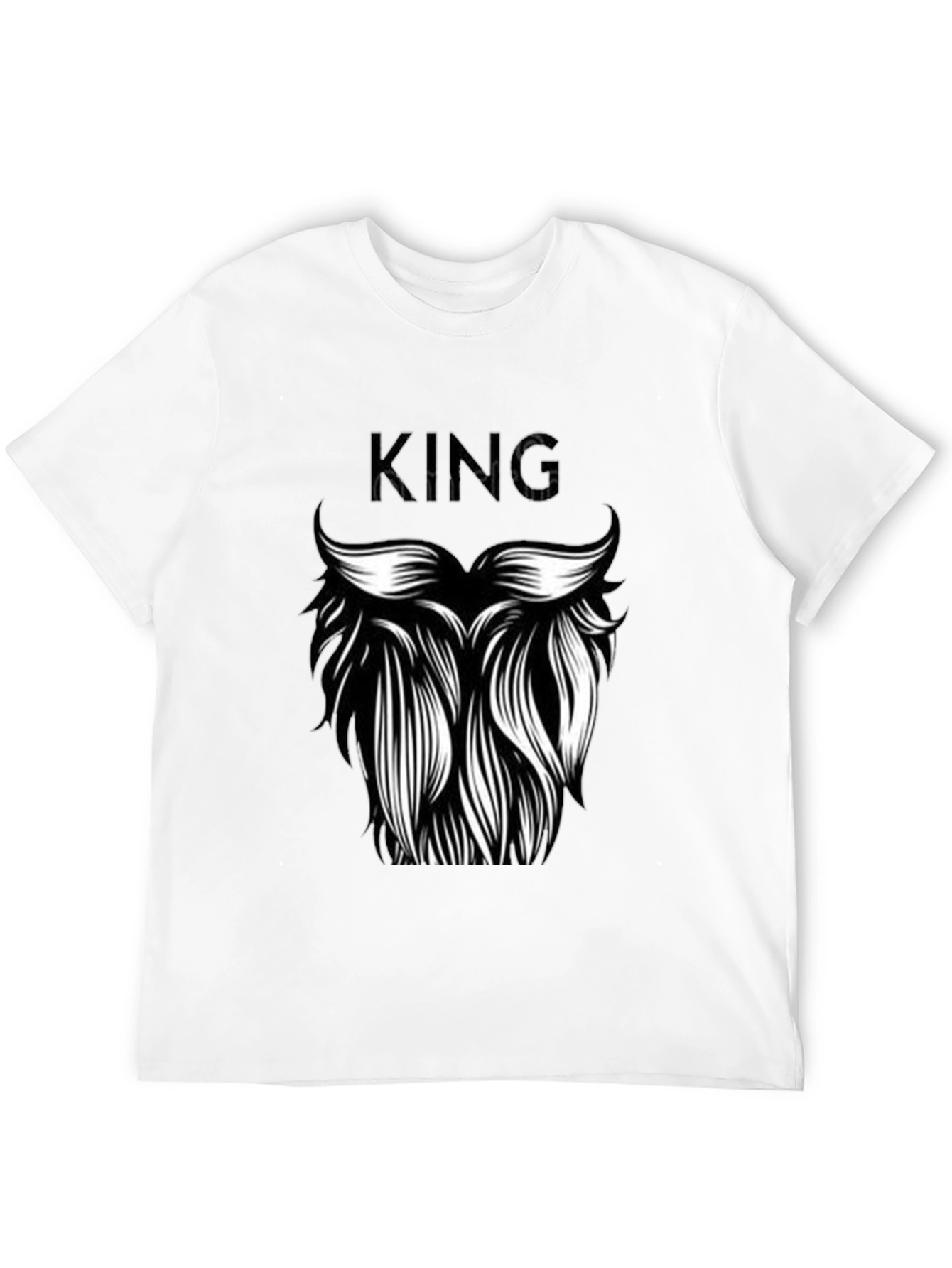 King Beard Graphic T-Shirt - Black