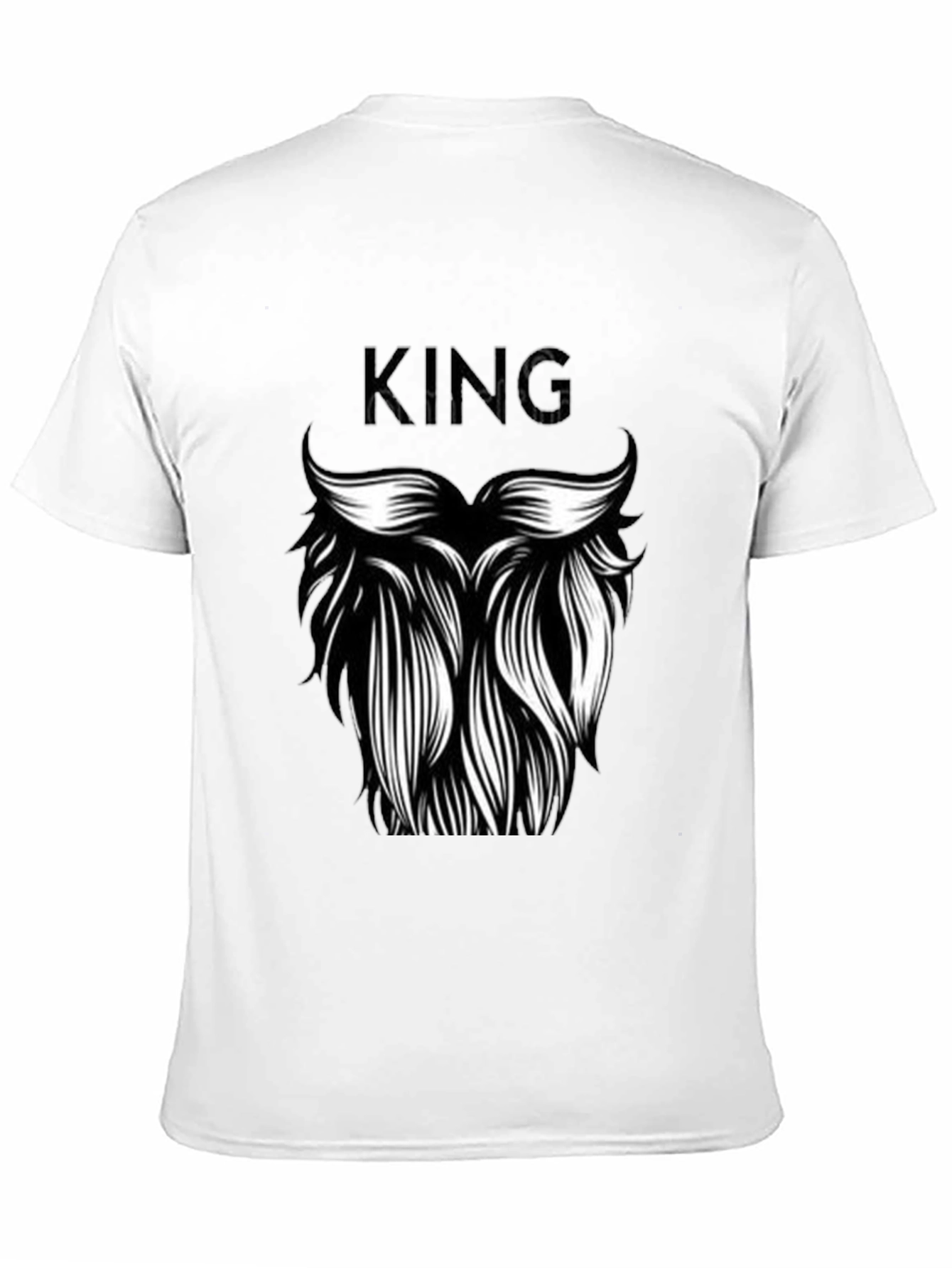 King Beard Graphic T-Shirt - Black