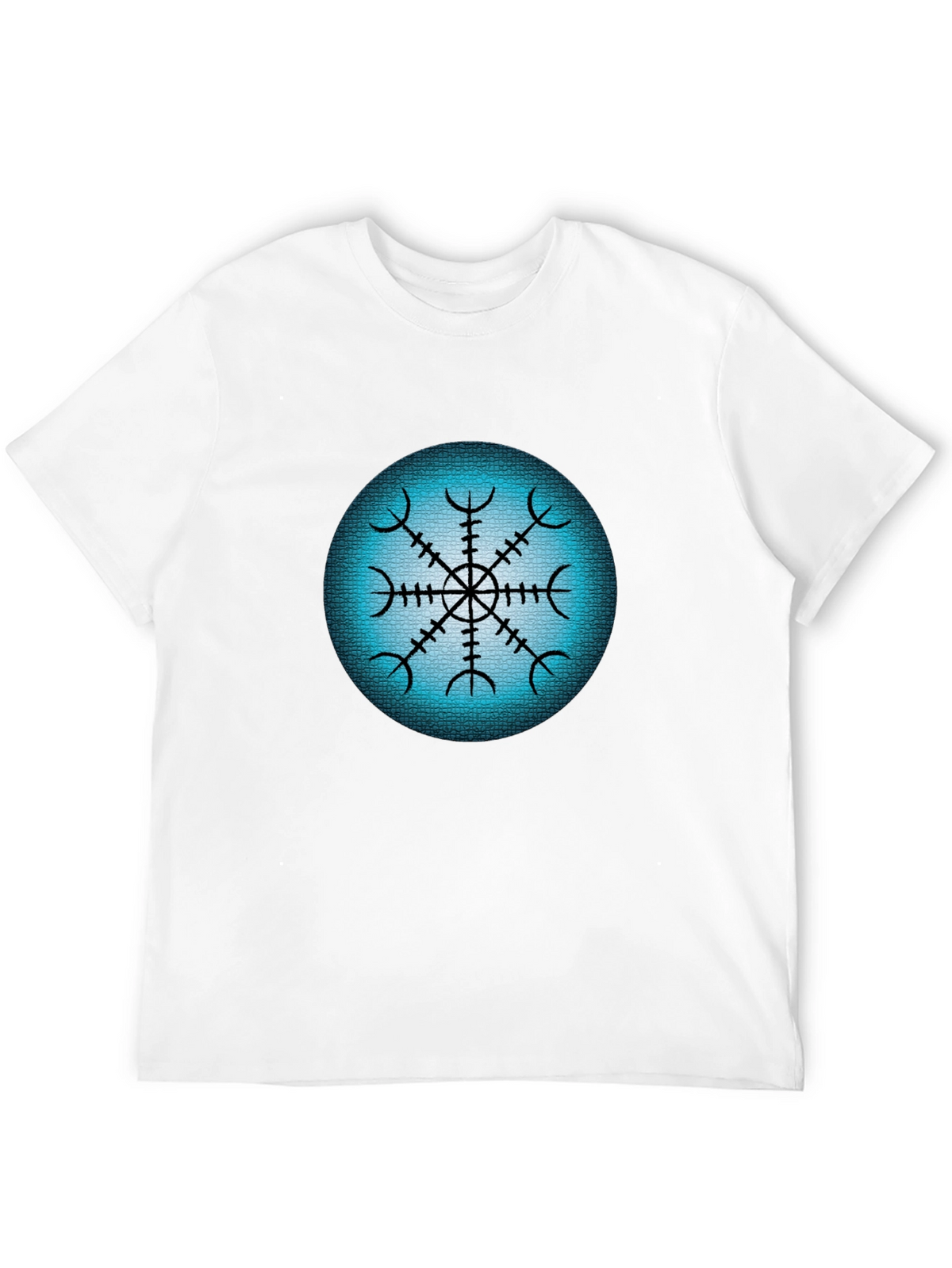 Vegvisir Compass T-Shirt - Viking Nordic Symbol Tee