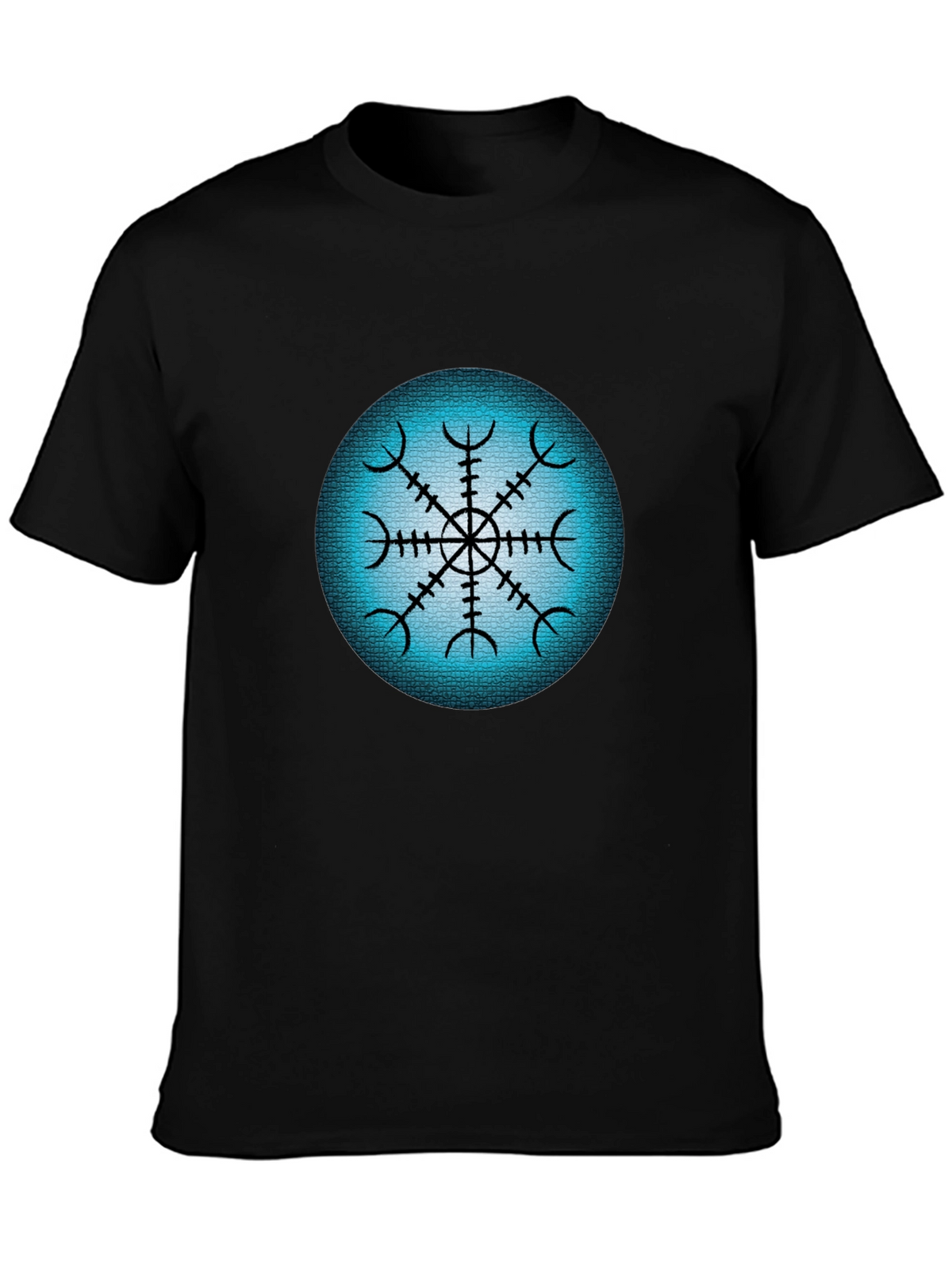 Vegvisir Compass T-Shirt - Viking Nordic Symbol Tee