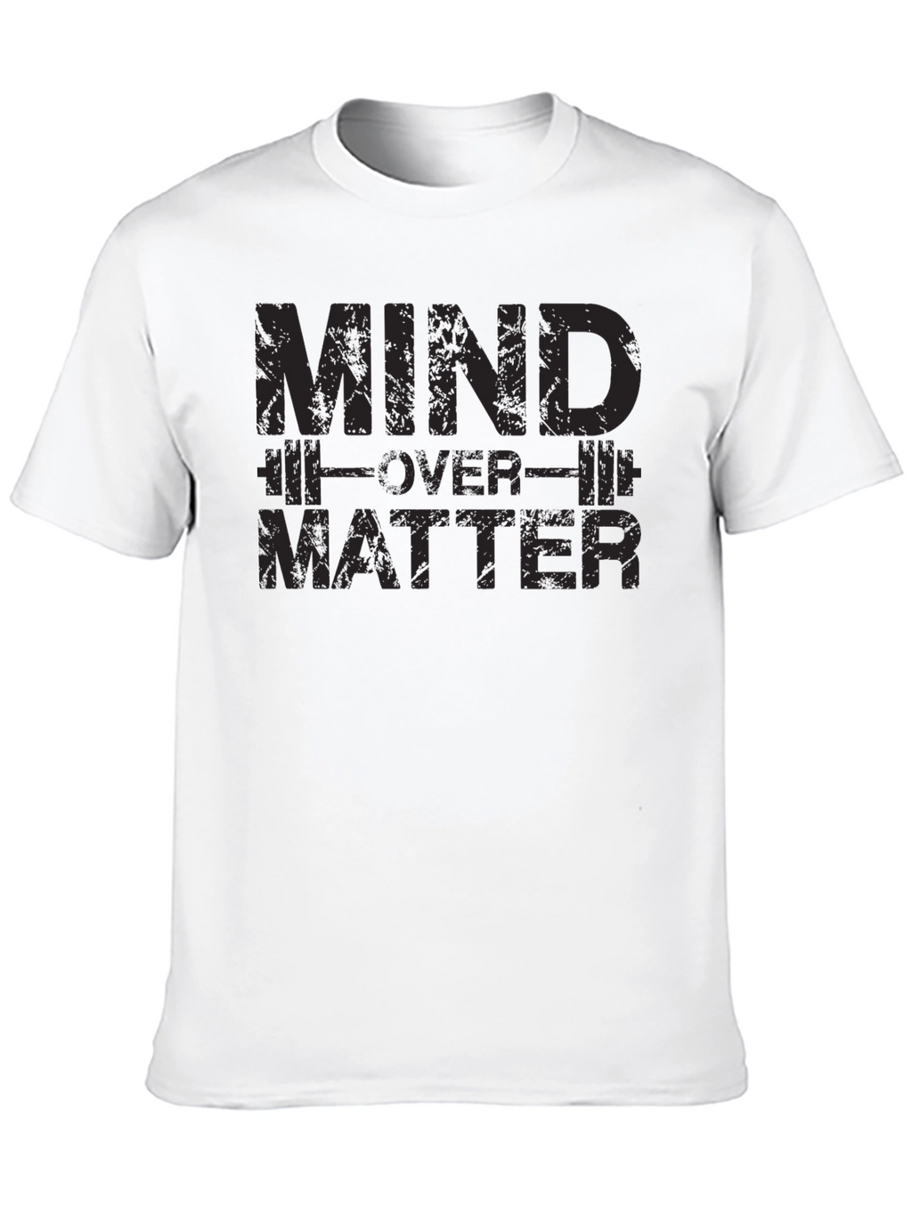 Mind Over Matter Graphic T-Shirt - Gym Motivation