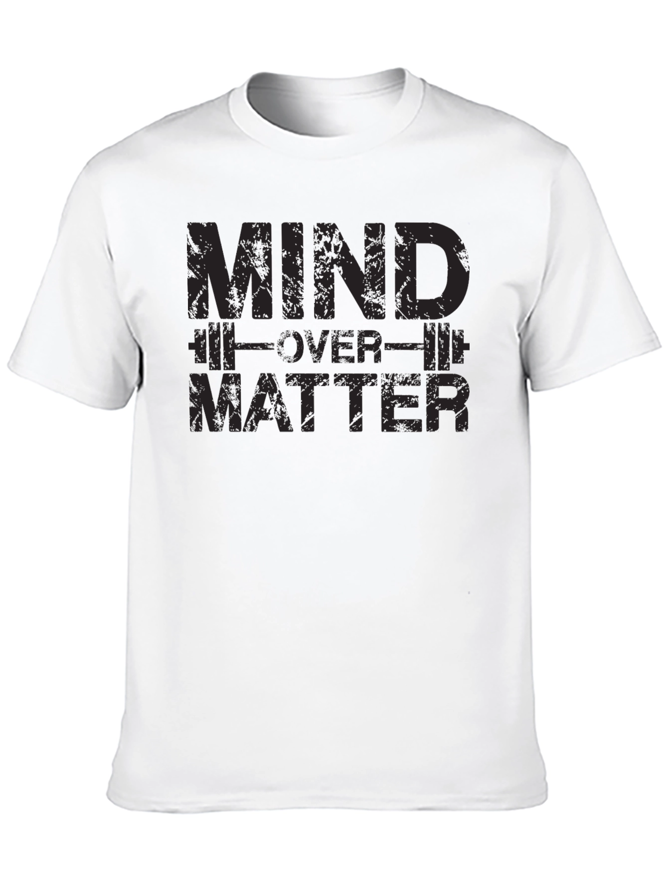 Mind Over Matter Graphic T-Shirt - Gym Motivation