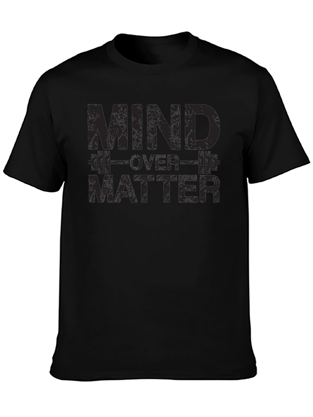 Mind Over Matter Graphic T-Shirt - Gym Motivation