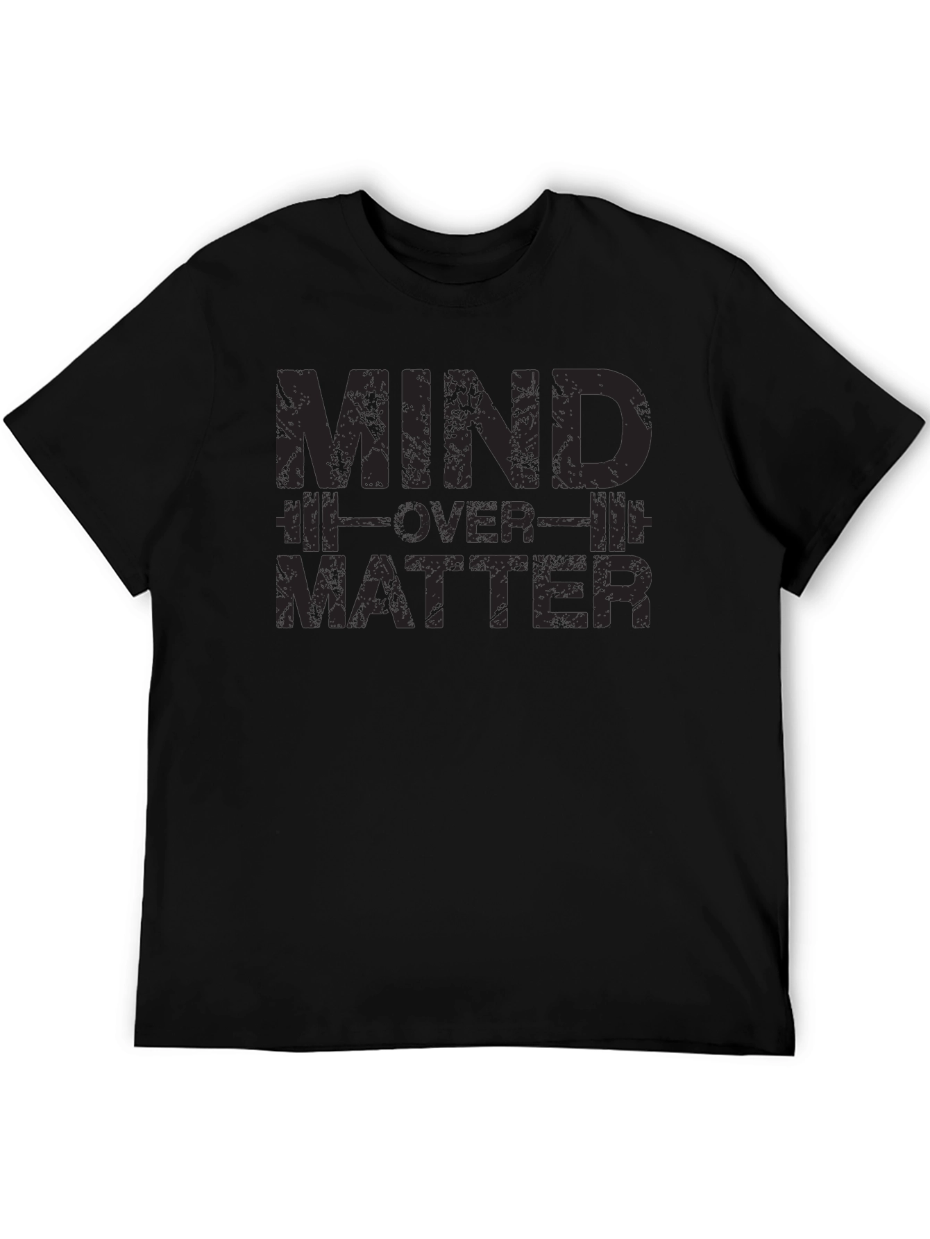 Mind Over Matter Graphic T-Shirt - Gym Motivation