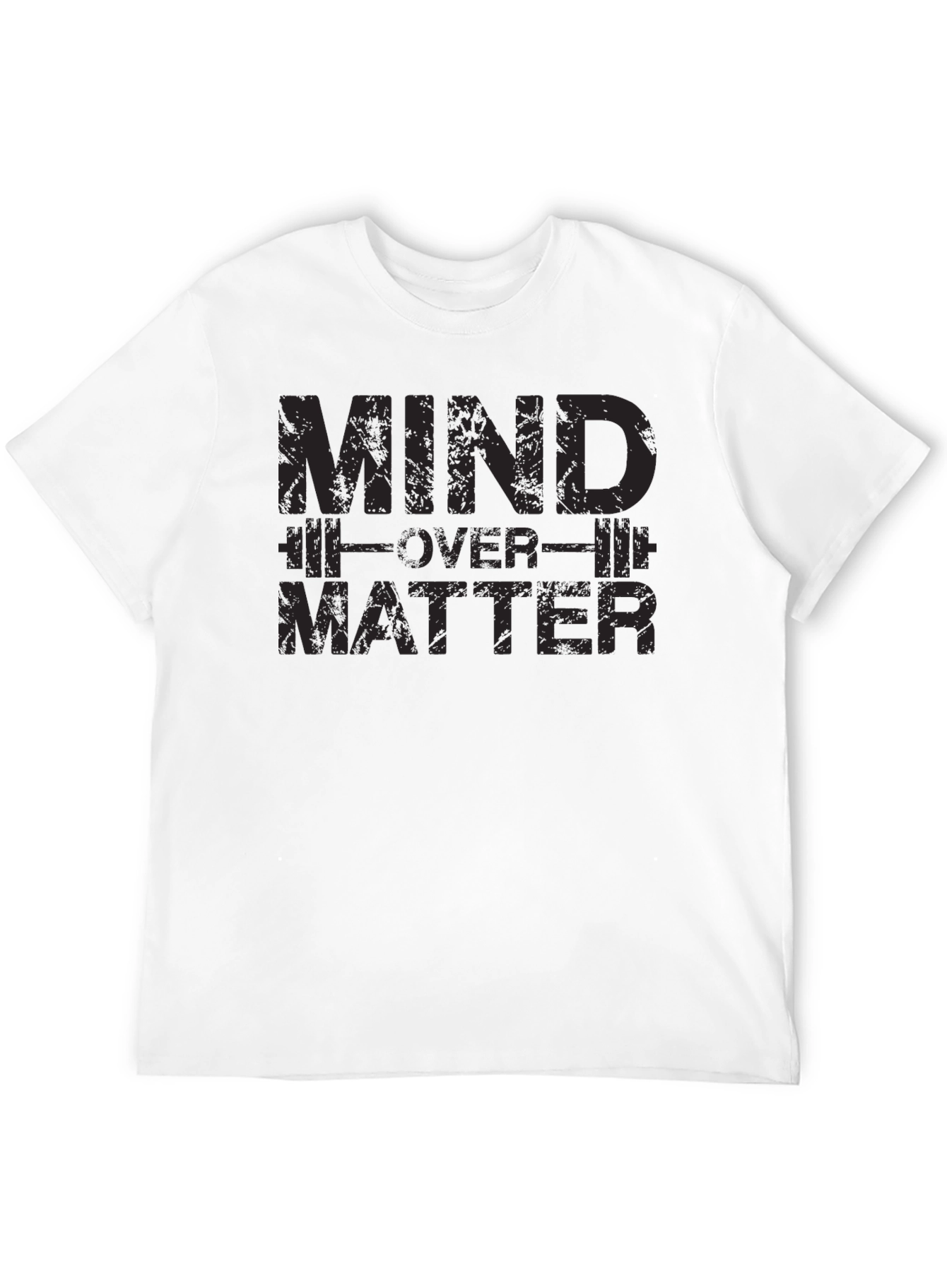 Mind Over Matter Graphic T-Shirt - Gym Motivation