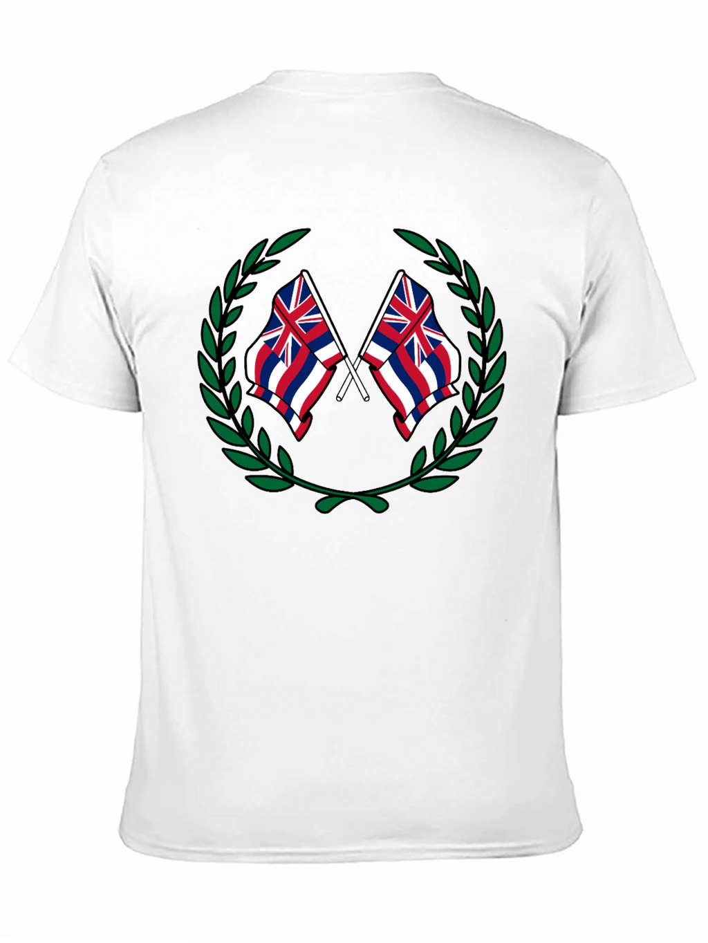 Hawaii Flag Crest Graphic T-Shirt