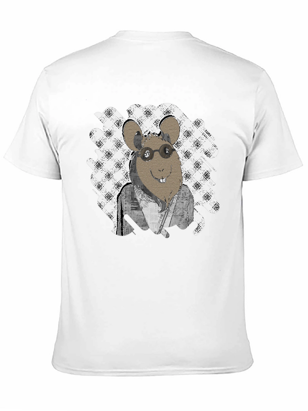 Rat with Glasses T-Shirt - Unique Graphic Tee