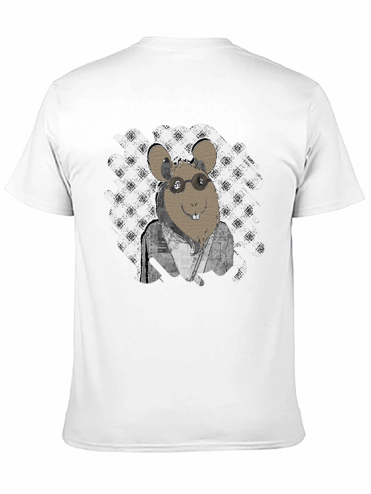 Rat with Glasses T-Shirt - Unique Graphic Tee