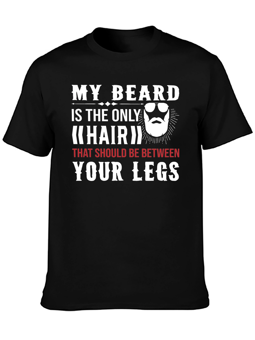 Funny Beard Graphic Tee