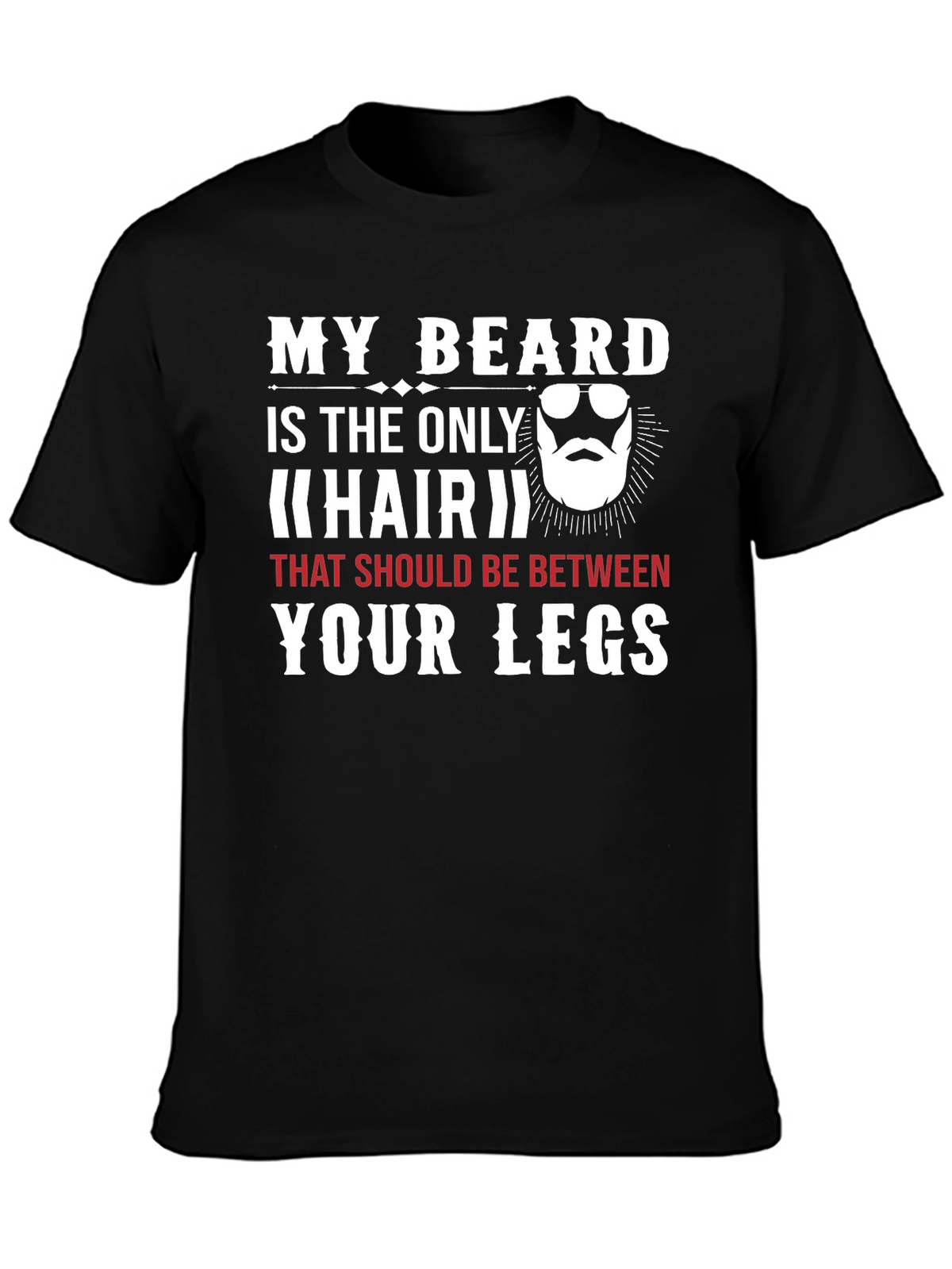 Funny Beard Graphic Tee