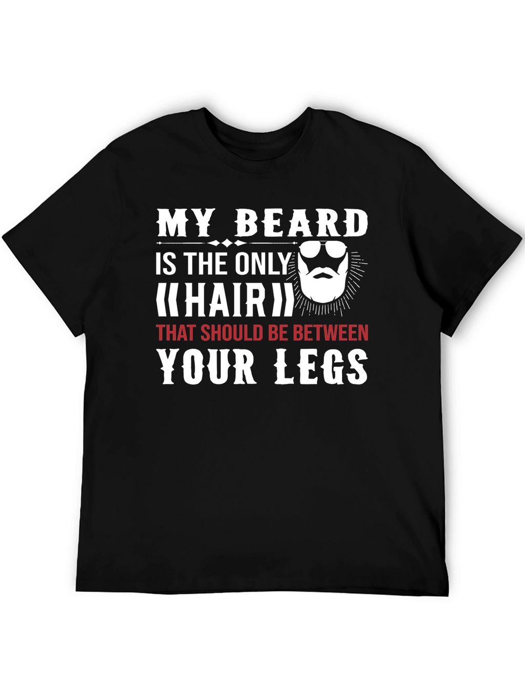 Funny Beard Graphic Tee