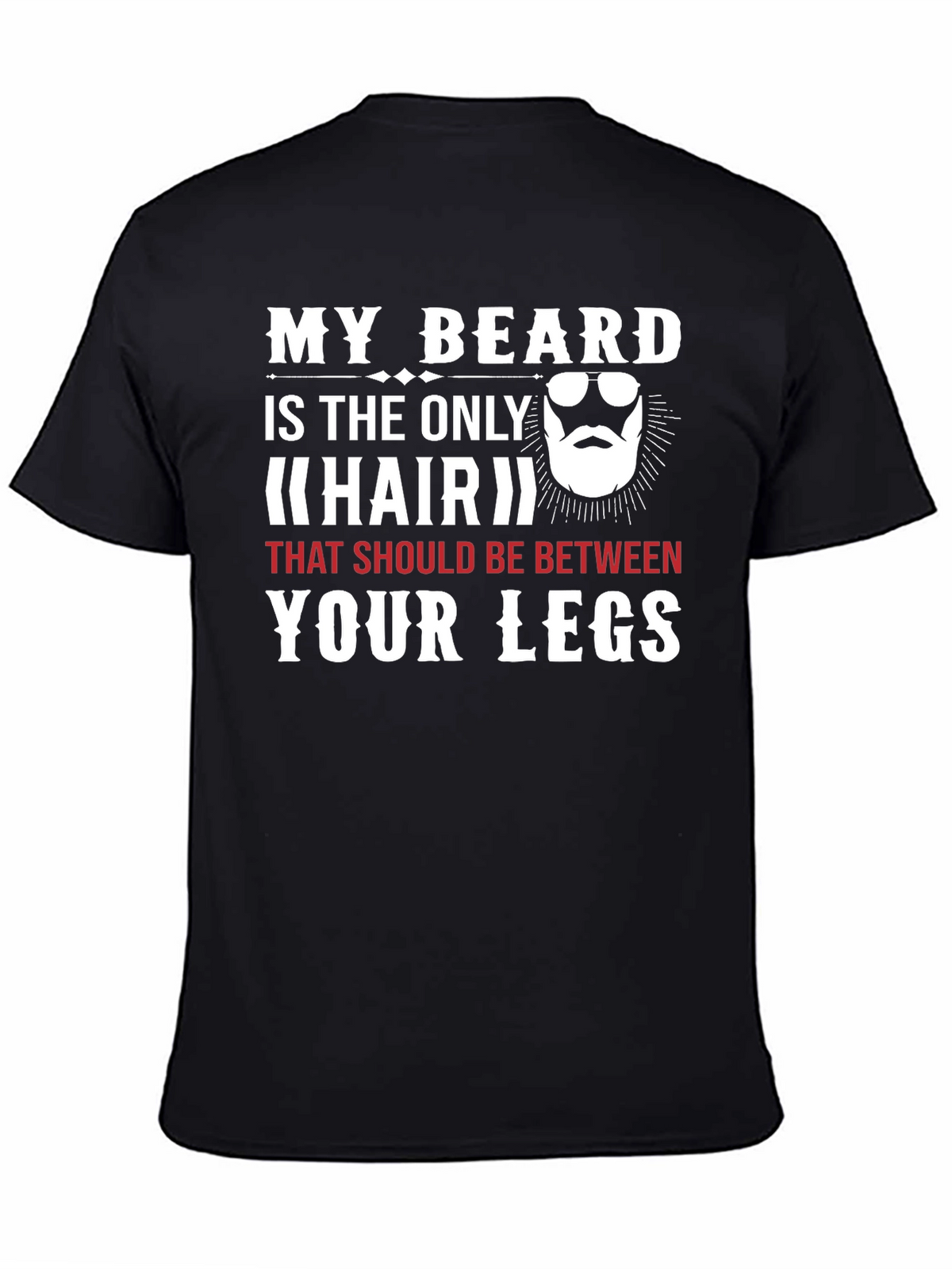 Funny Beard Graphic Tee