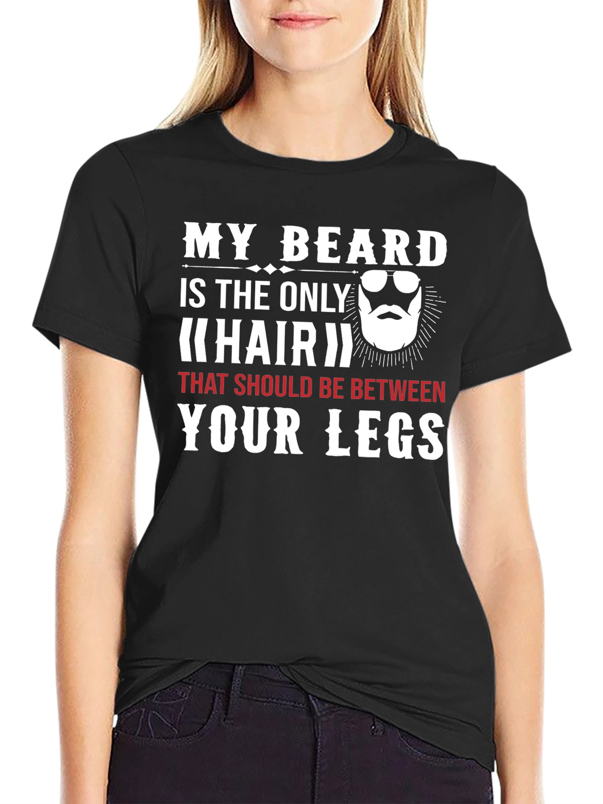 Funny Beard Graphic Tee