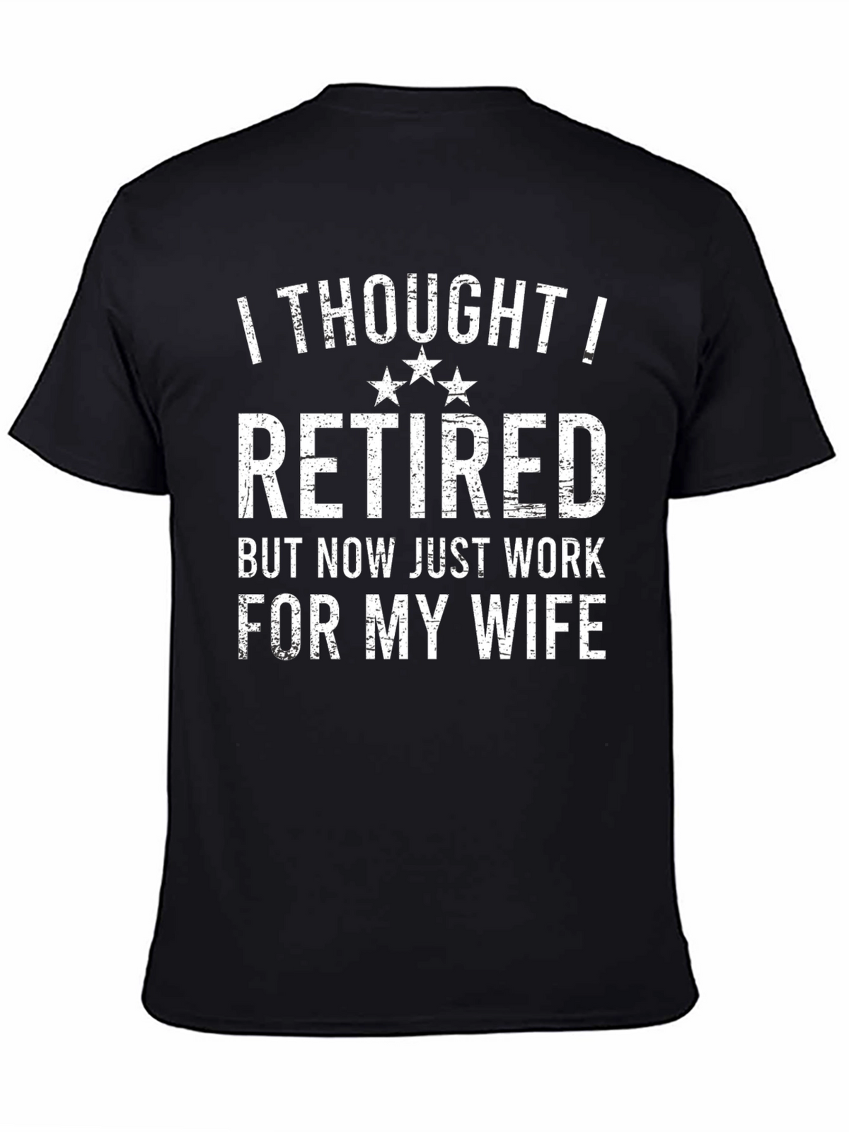 Retired? Mens Funny Graphic T-Shirt