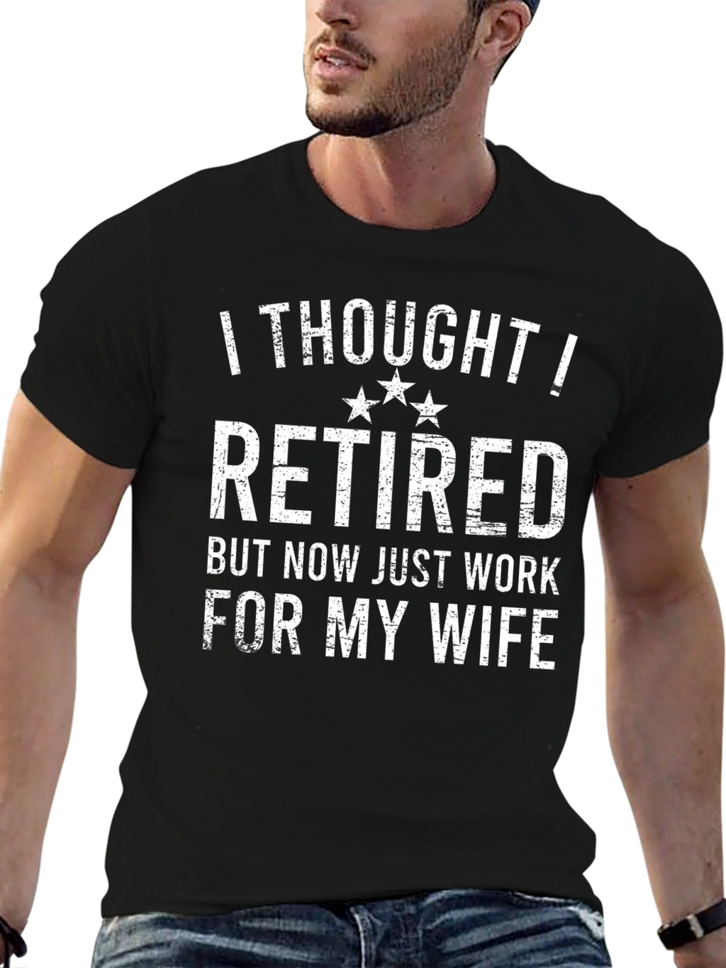 Retired? Mens Funny Graphic T-Shirt