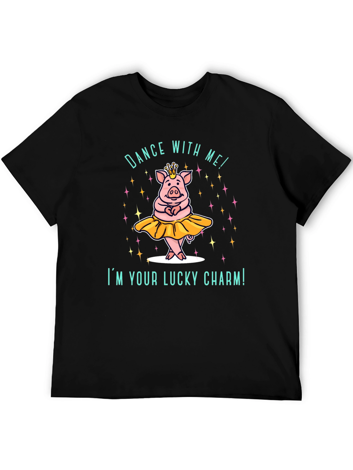 Lucky Charm Pig T-Shirt - Dance With Me!
