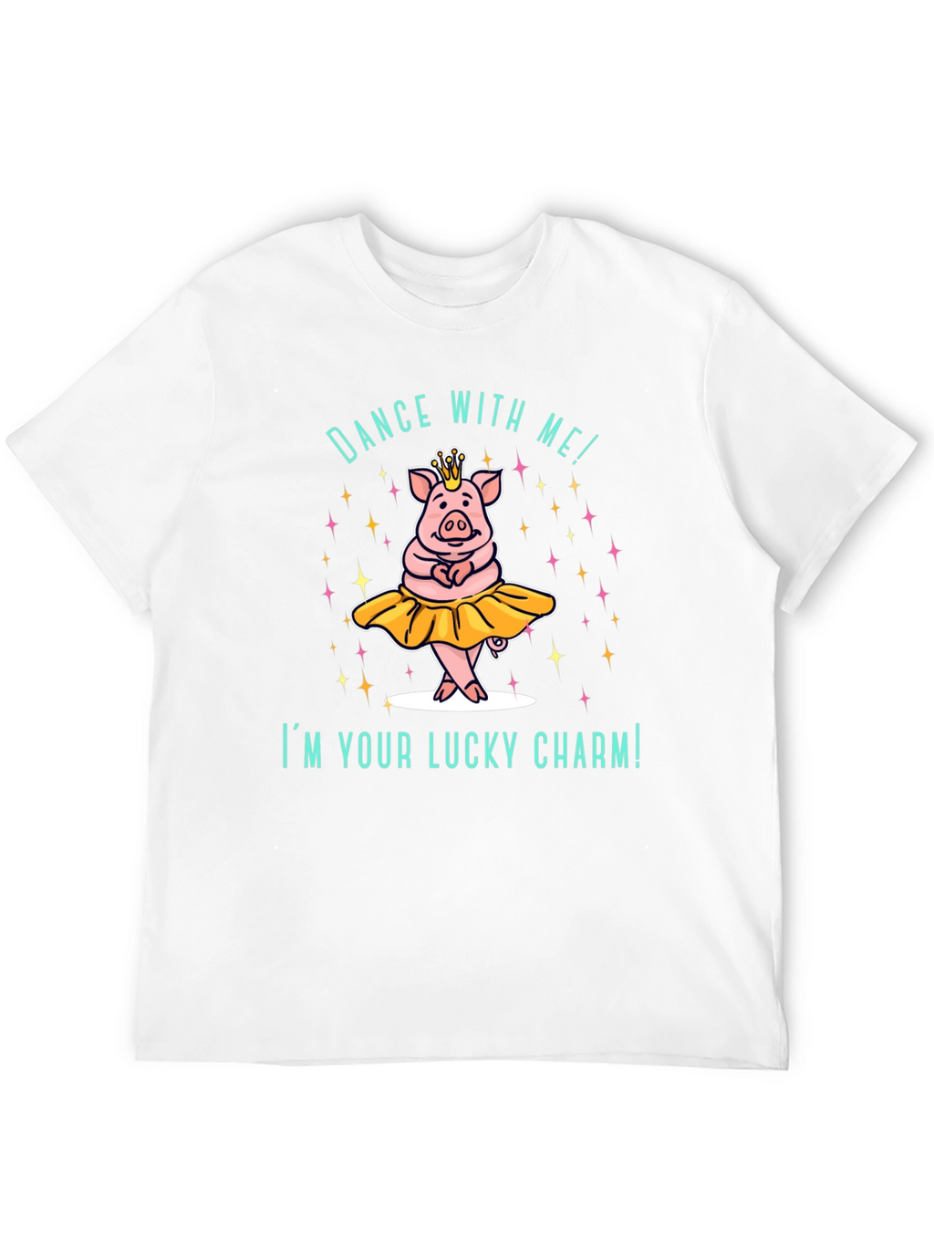 Lucky Charm Pig T-Shirt - Dance With Me!