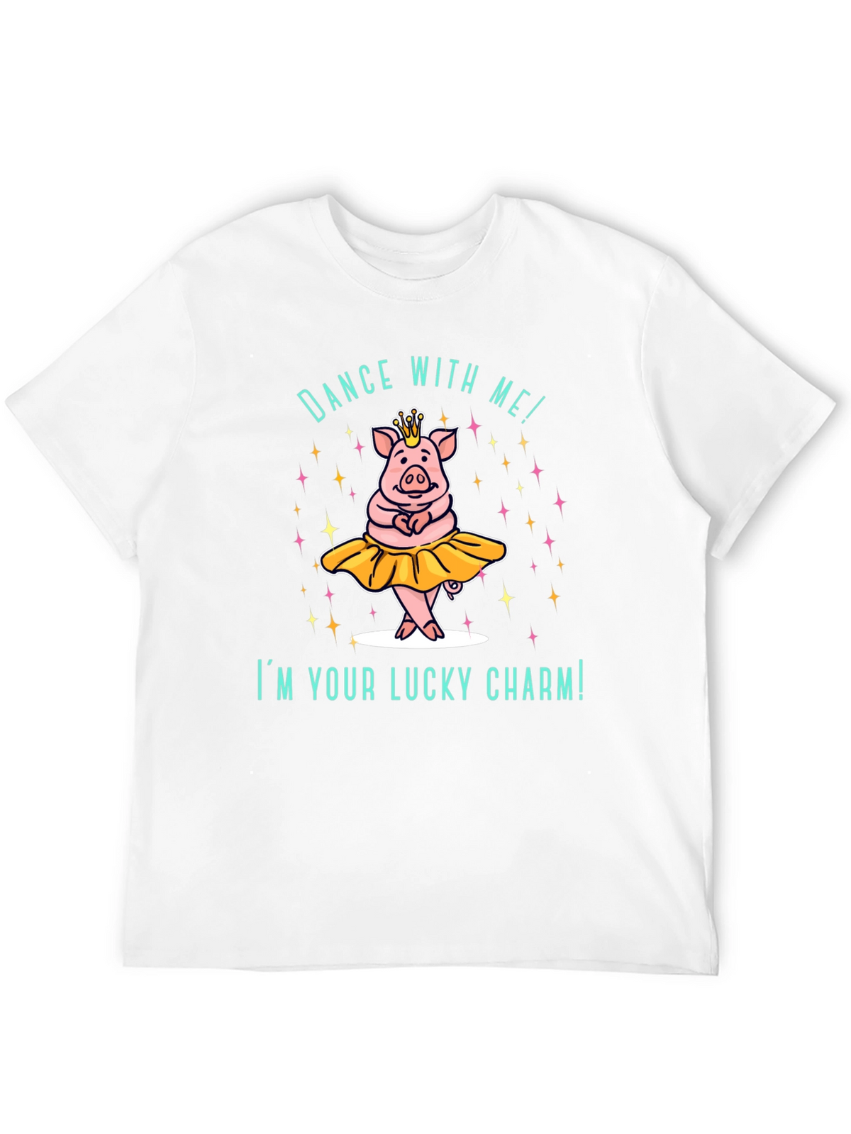 Lucky Charm Pig T-Shirt - Dance With Me!