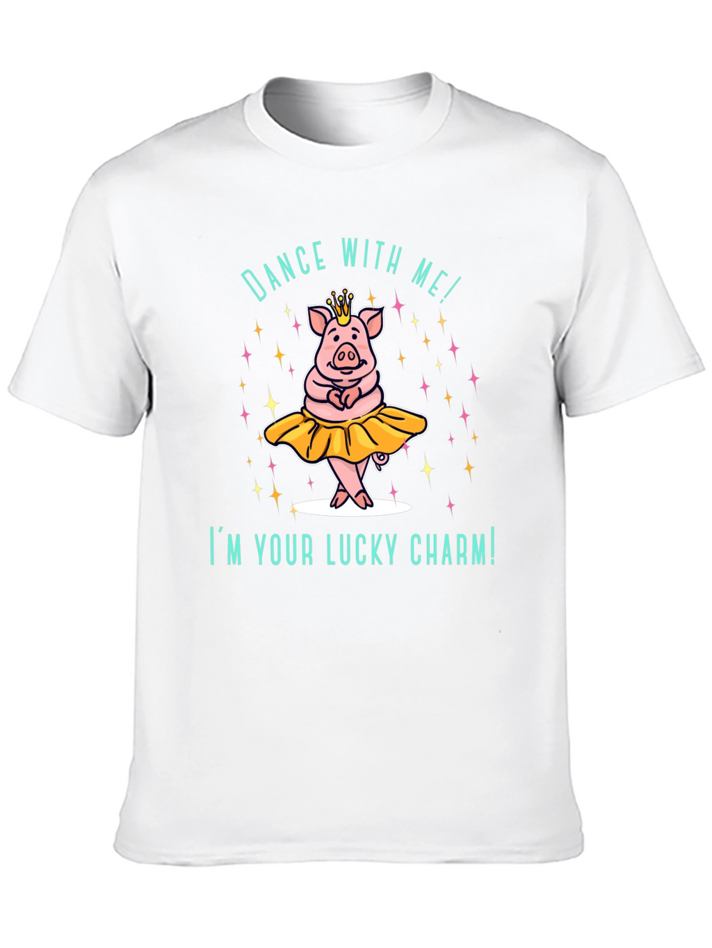 Lucky Charm Pig T-Shirt - Dance With Me!