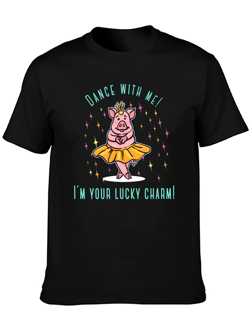 Lucky Charm Pig T-Shirt - Dance With Me!