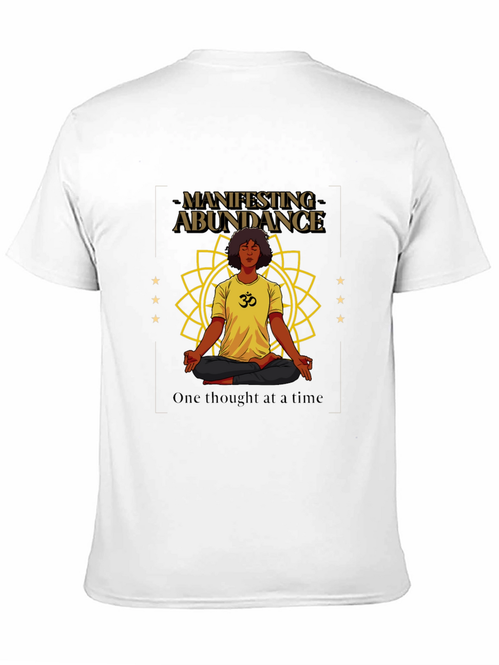 Manifesting Abundance Graphic T-Shirt - Black