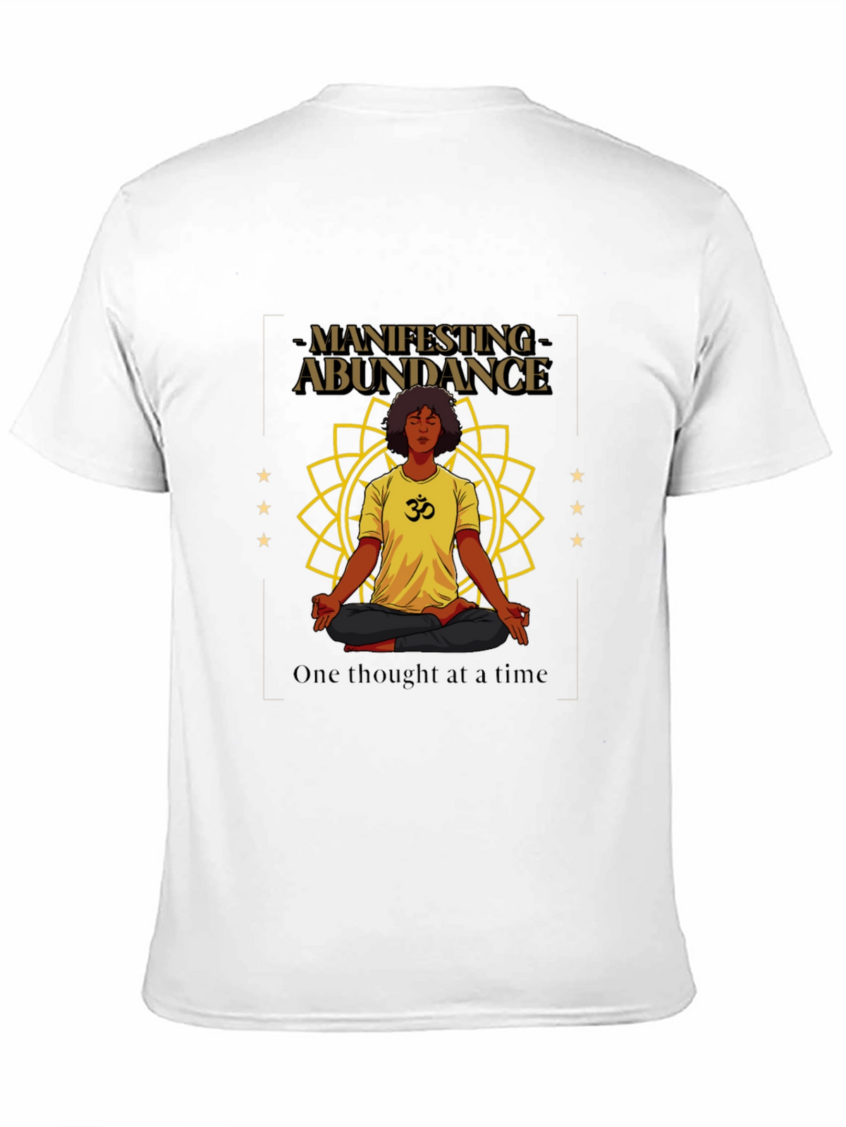Manifesting Abundance Graphic T-Shirt - Black