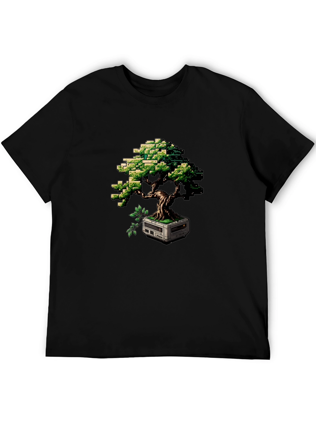 Pixel Bonsai T-Shirt - Retro Gaming Style