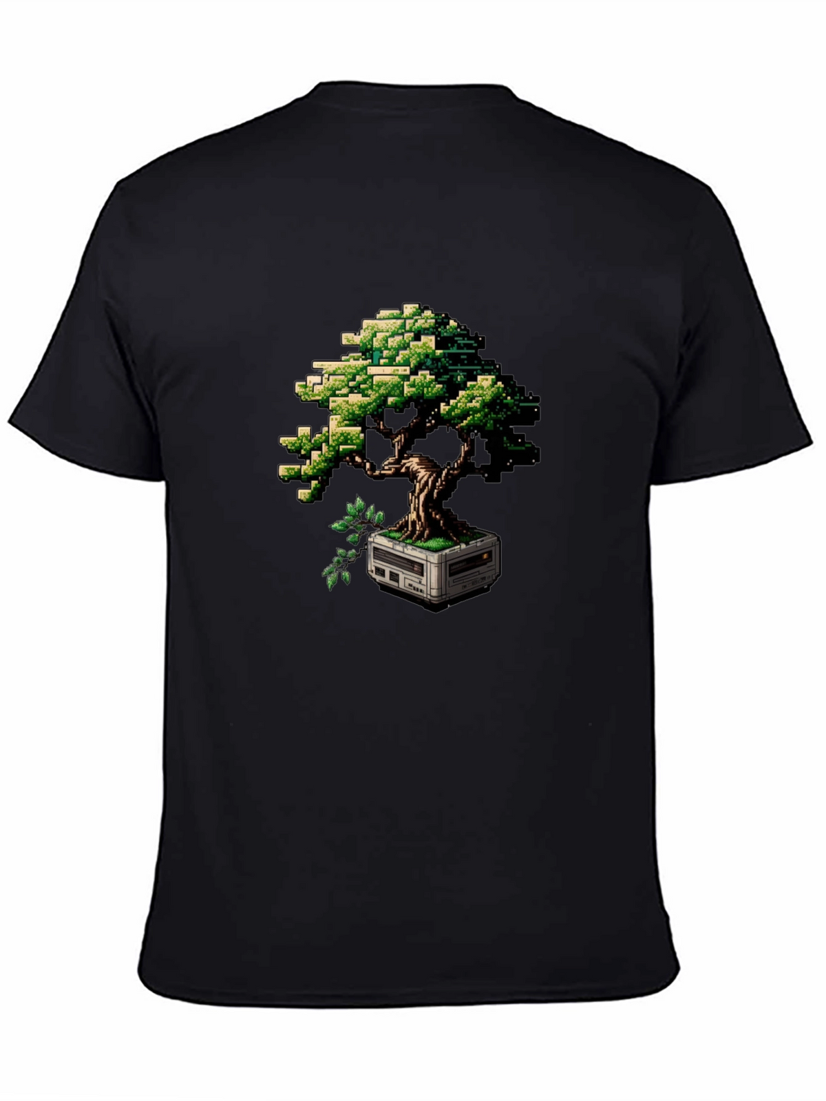 Pixel Bonsai T-Shirt - Retro Gaming Style