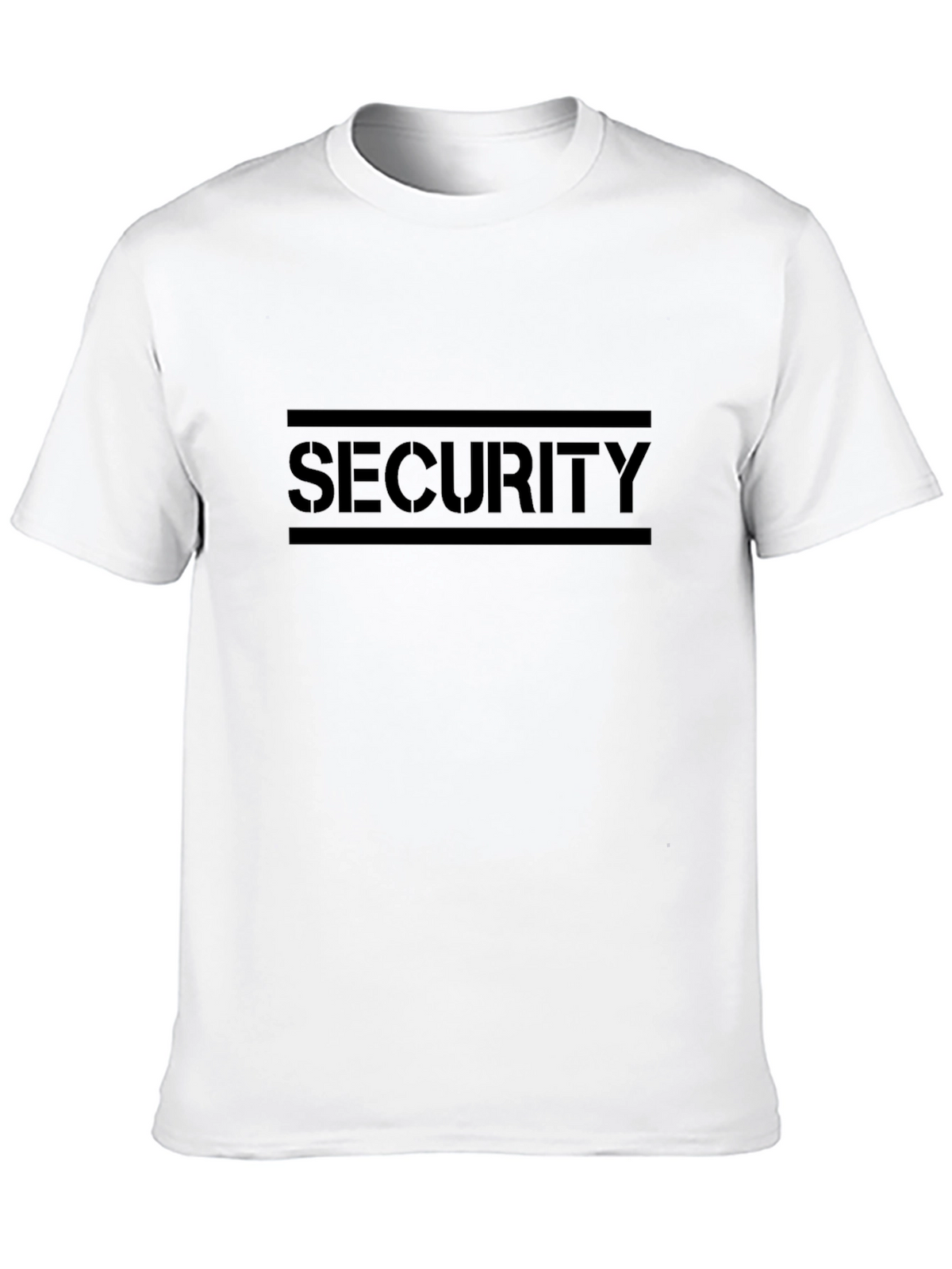 Black Security Crew Neck T-Shirt