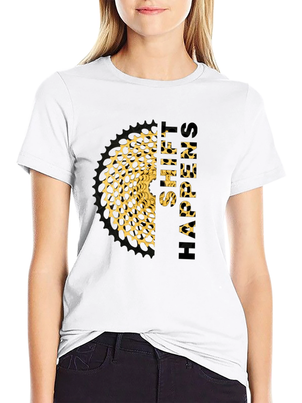 Hyper Shift T-Shirt - Leopard Sprocket Design