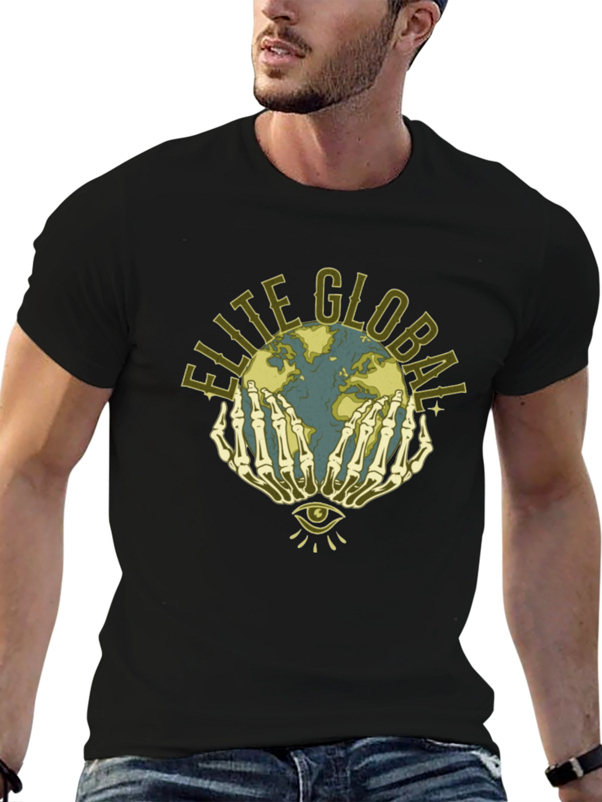 Elite Global Graphic Tee - Black