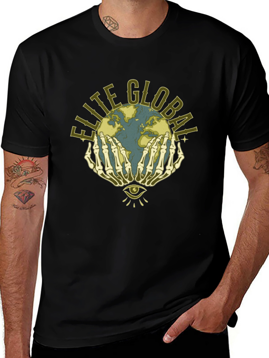 Elite Global Graphic Tee - Black