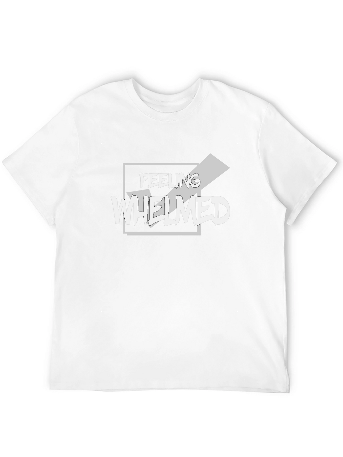Feeling Whelmed Graphic T-Shirt - Black
