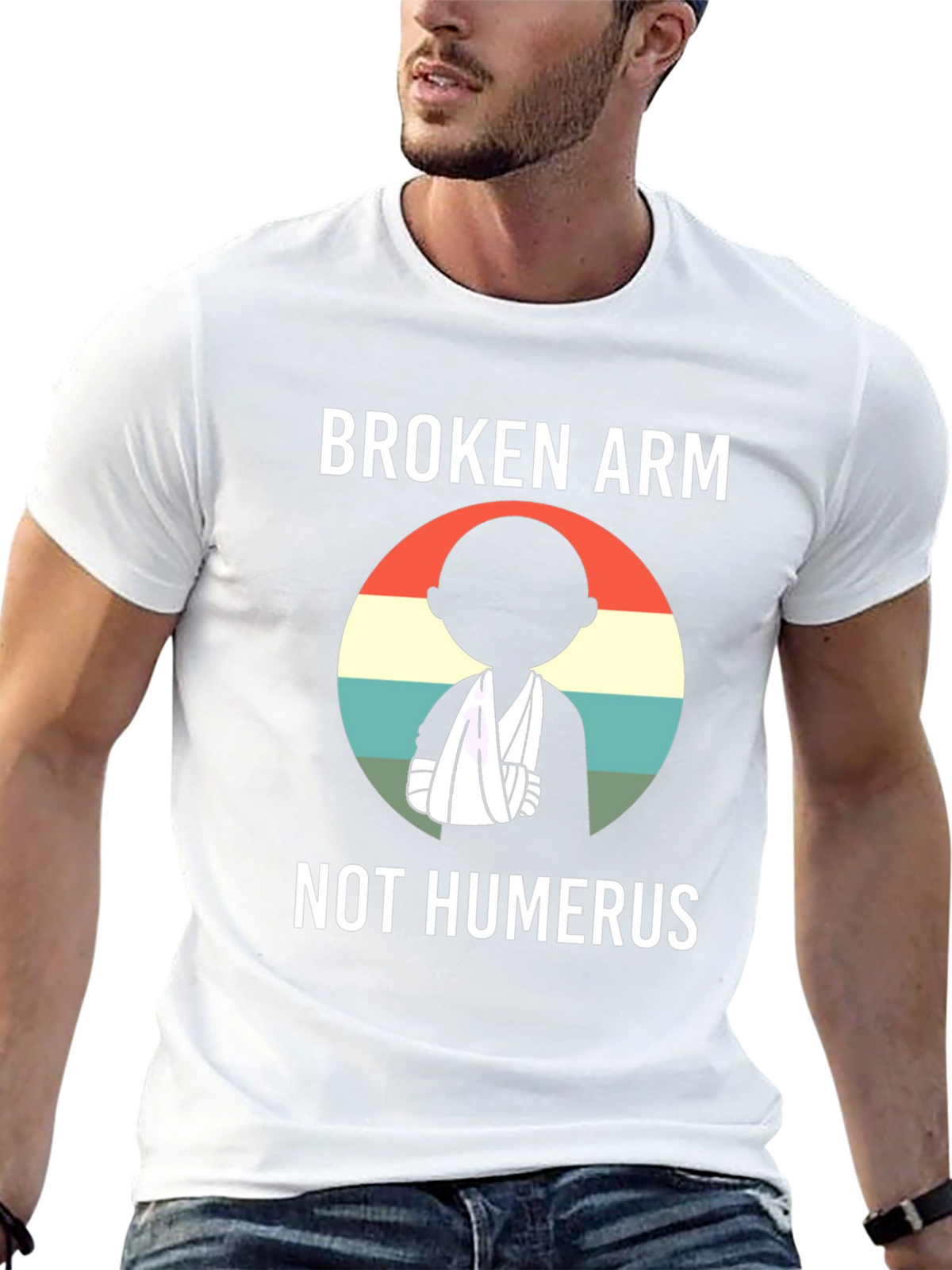 Broken Arm Humor T-Shirt