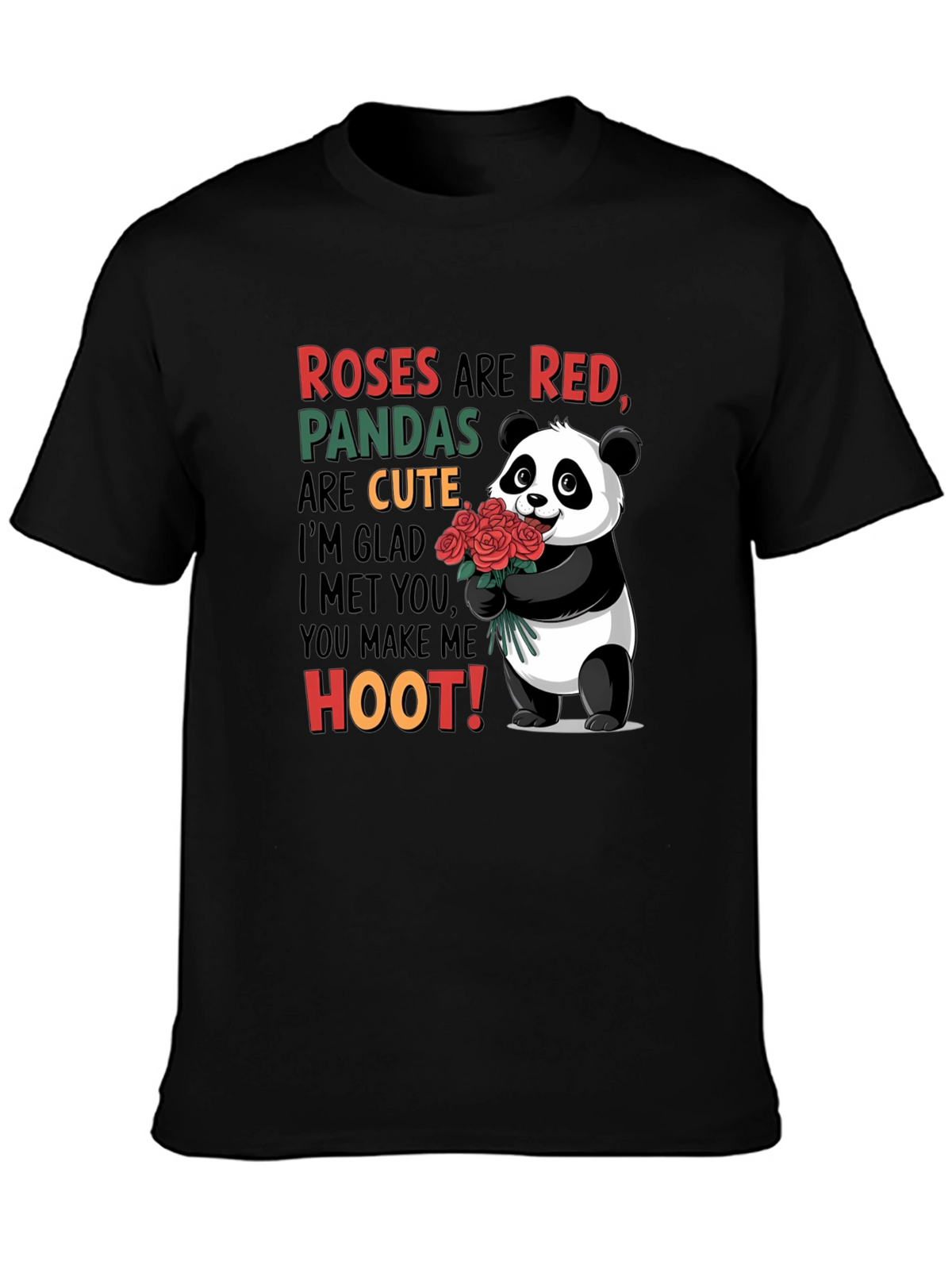 Roses Are Red Panda T-Shirt