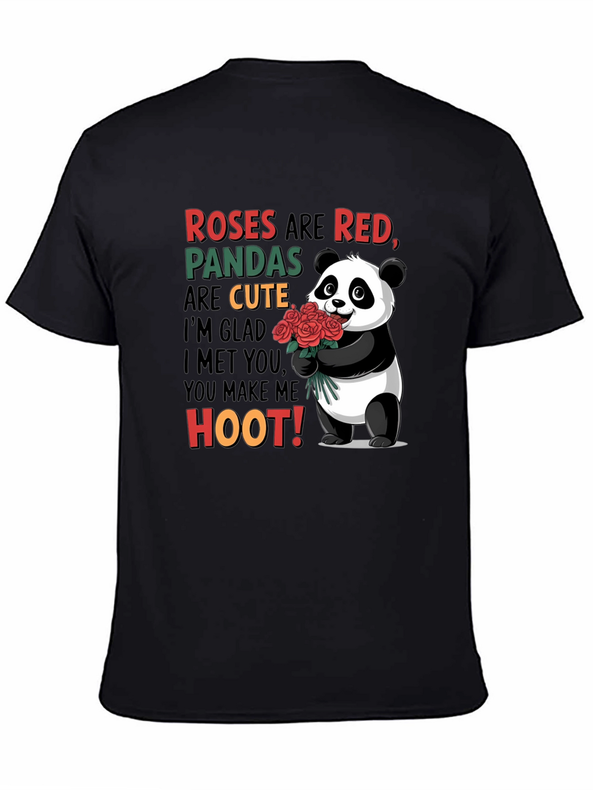 Roses Are Red Panda T-Shirt
