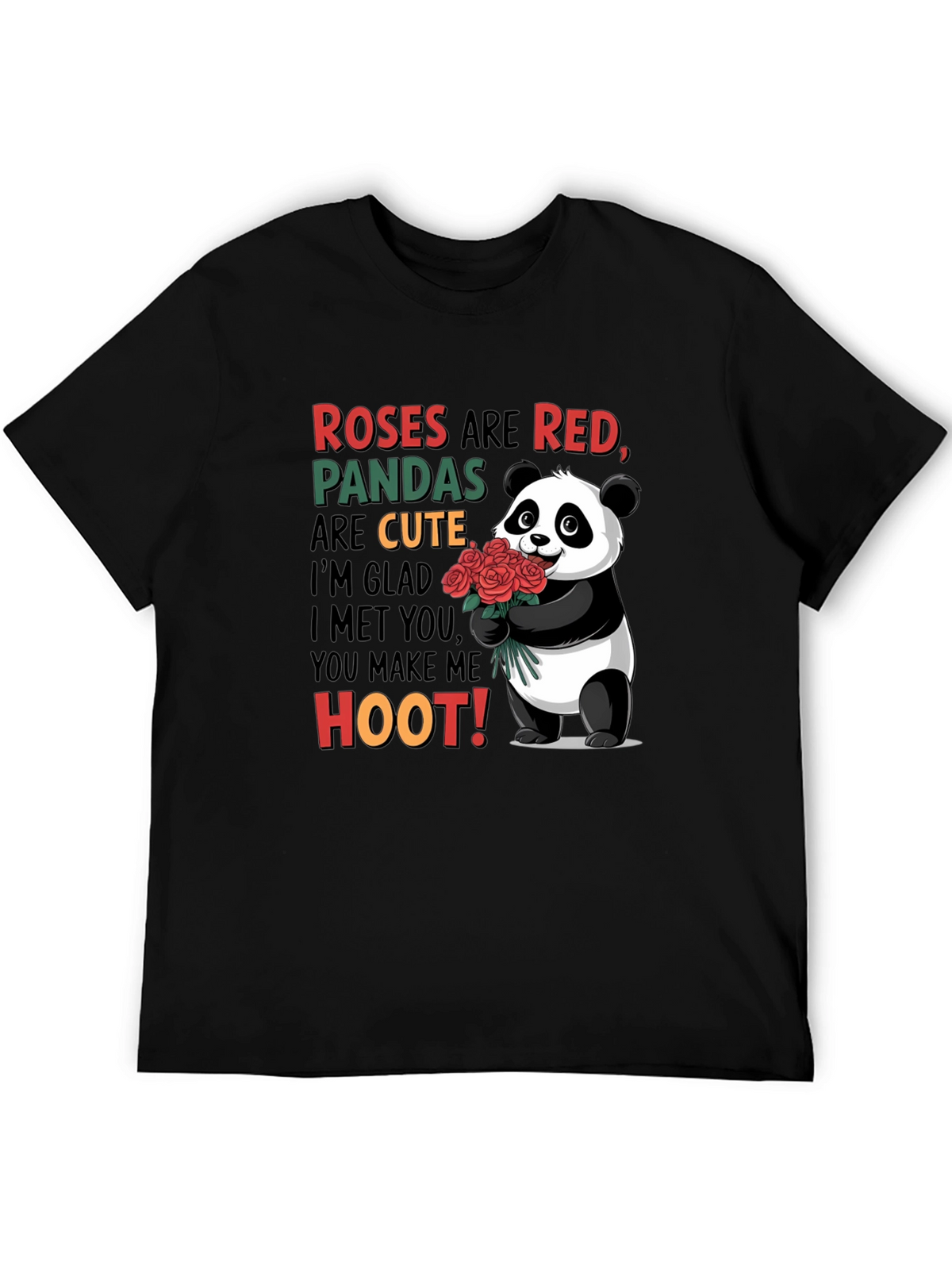 Roses Are Red Panda T-Shirt