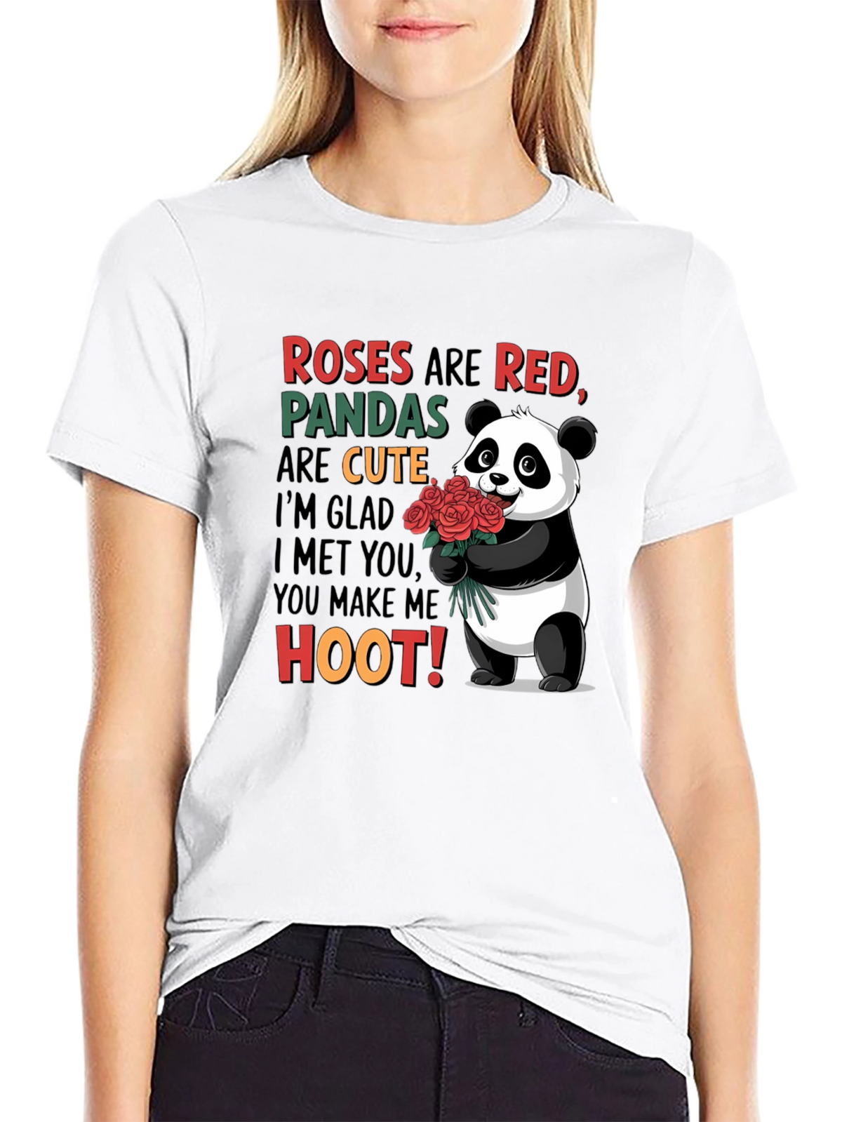 Roses Are Red Panda T-Shirt