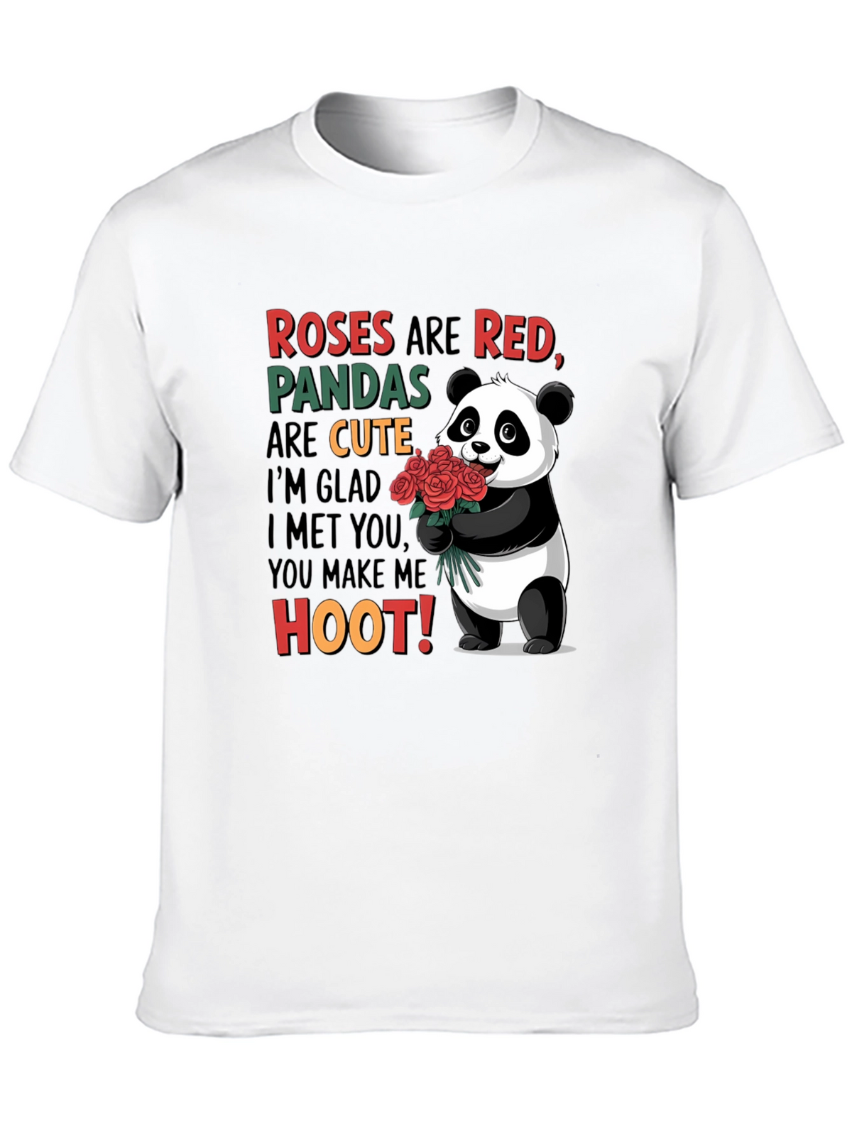 Roses Are Red Panda T-Shirt