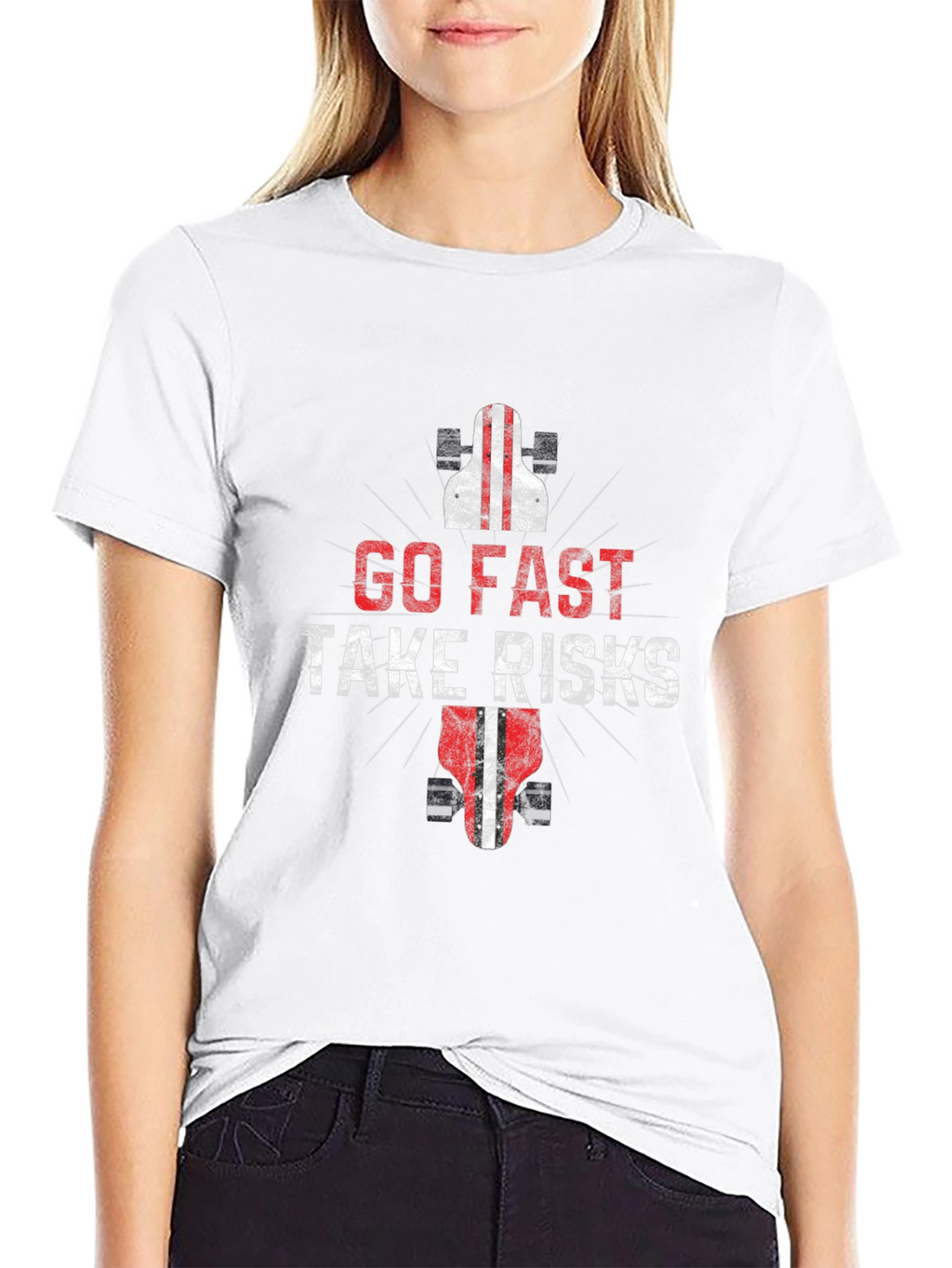 Go Fast Take Risks Graphic Tee