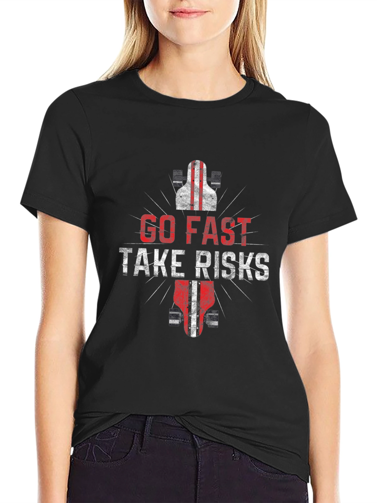 Go Fast Take Risks Graphic Tee