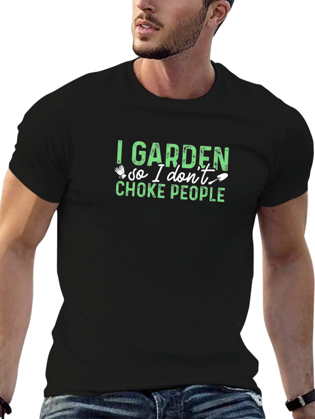 I Garden Funny Graphic T-Shirt
