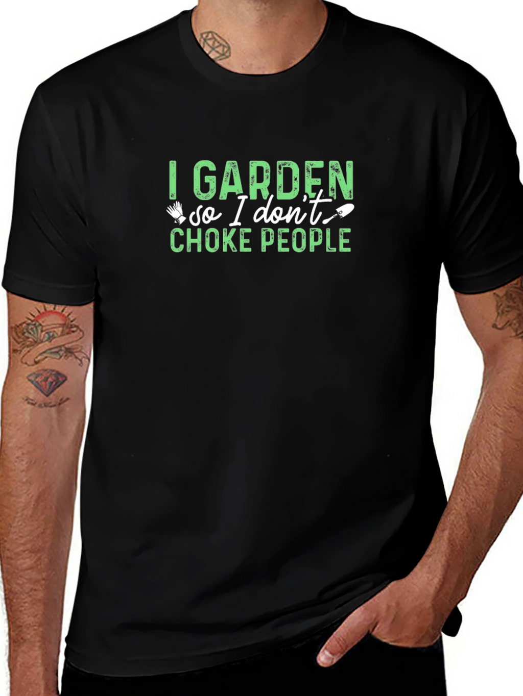 I Garden Funny Graphic T-Shirt