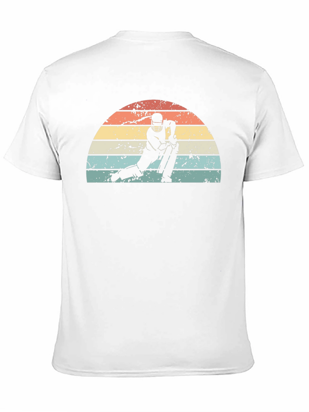 Retro Cricket Player Graphic Tee