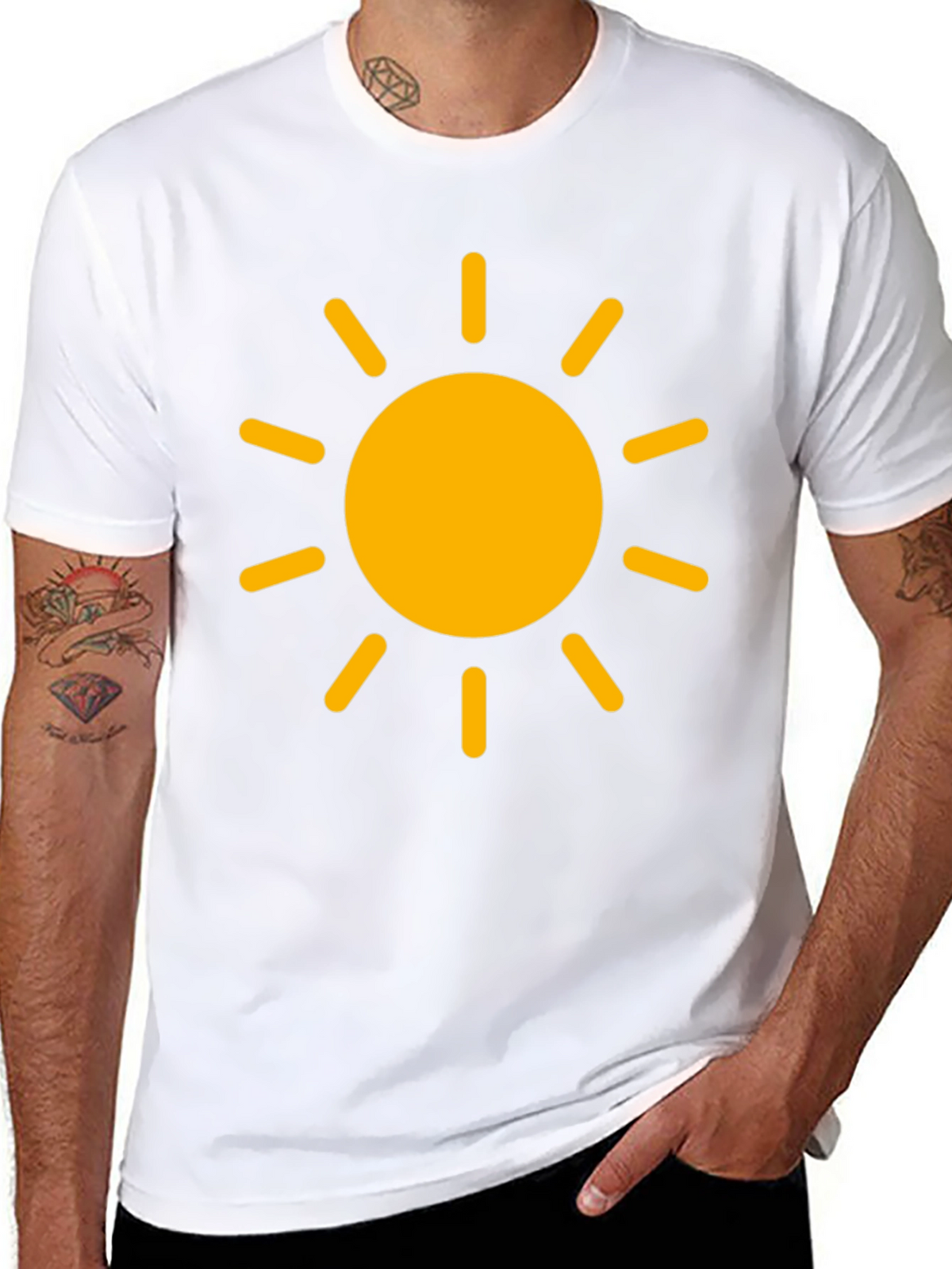 Sunny Day Black T-Shirt