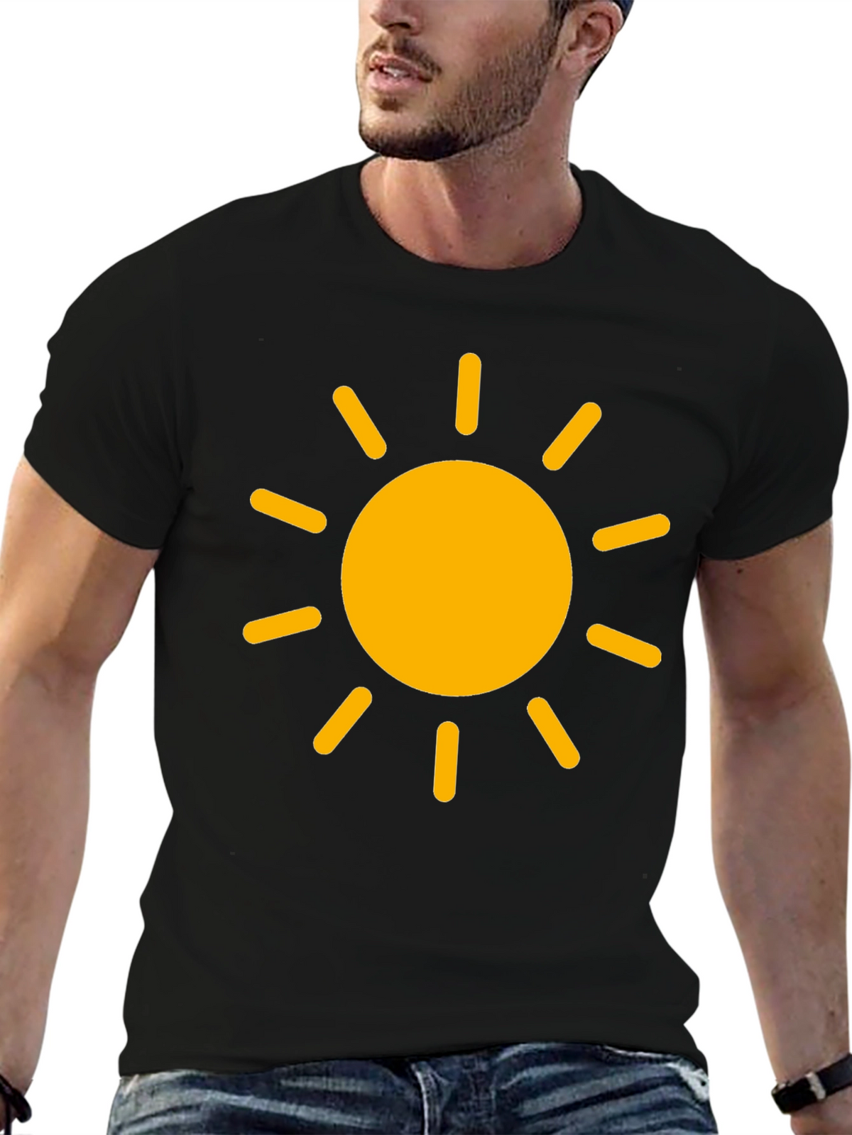 Sunny Day Black T-Shirt