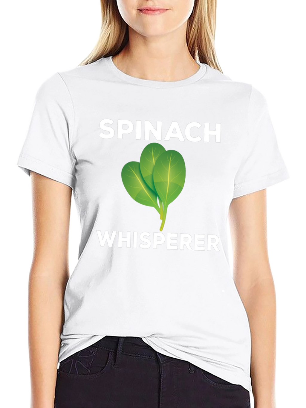 Spinach Whisperer Graphic Tee - Black