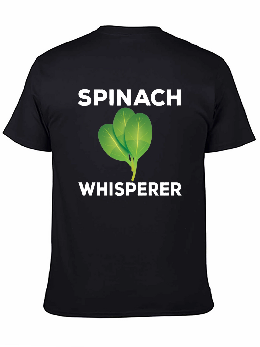 Spinach Whisperer Graphic Tee - Black